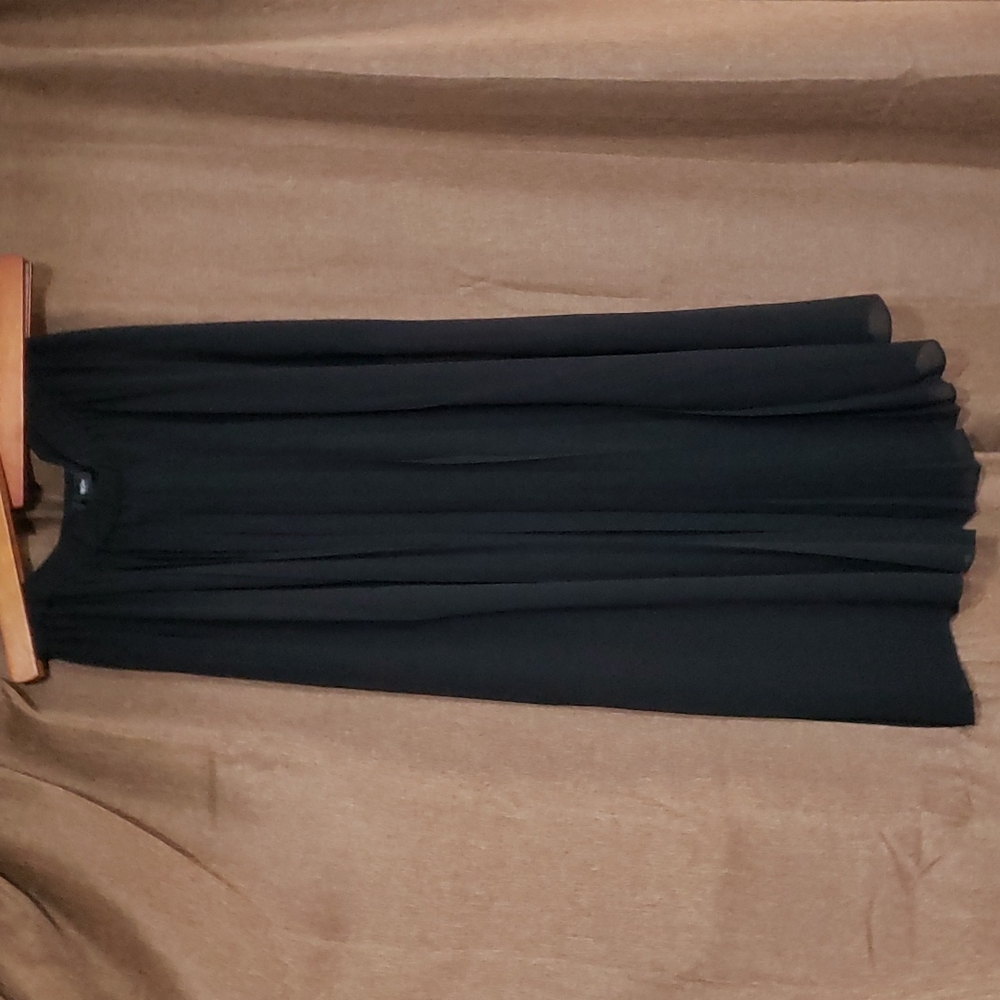 Black Mossimo Maxi Flowy Skirt Sz M